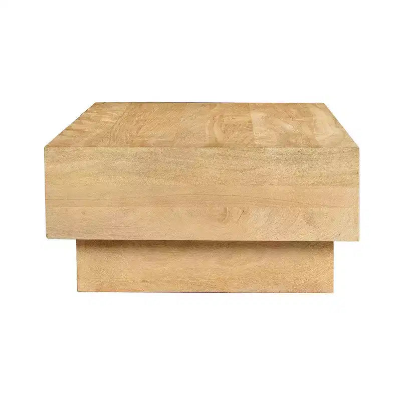 Tavolino Royal Hampton | Piano Rettangolare da 42" | Legno di Mango Marrone Naturale Sabbiato | Legno Raccolto in Modo Sostenibile - UPT-333317