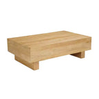 Tavolino Royal Hampton | Piano Rettangolare da 42" | Legno di Mango Marrone Naturale Sabbiato | Legno Raccolto in Modo Sostenibile - UPT-333317
