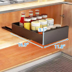 Organizzatore Estraibile per Armadio, Scaffale Estraibile Espandibile per Dispensa, Ripiani Estraibili Silenziosi per Cucina, Salotto, Casa