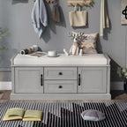 GDFStudio Panca scarpiera Frances con cassetti e armadietti