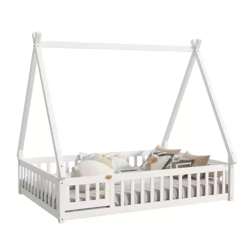 Struttura letto a tenda, una piazza e mezza/matrimoniale, con sponde di protezione - ModernLuxe