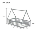 Struttura letto a tenda, una piazza e mezza/matrimoniale, con sponde di protezione - ModernLuxe