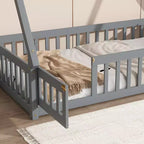 Struttura letto a tenda, una piazza e mezza/matrimoniale, con sponde di protezione - ModernLuxe