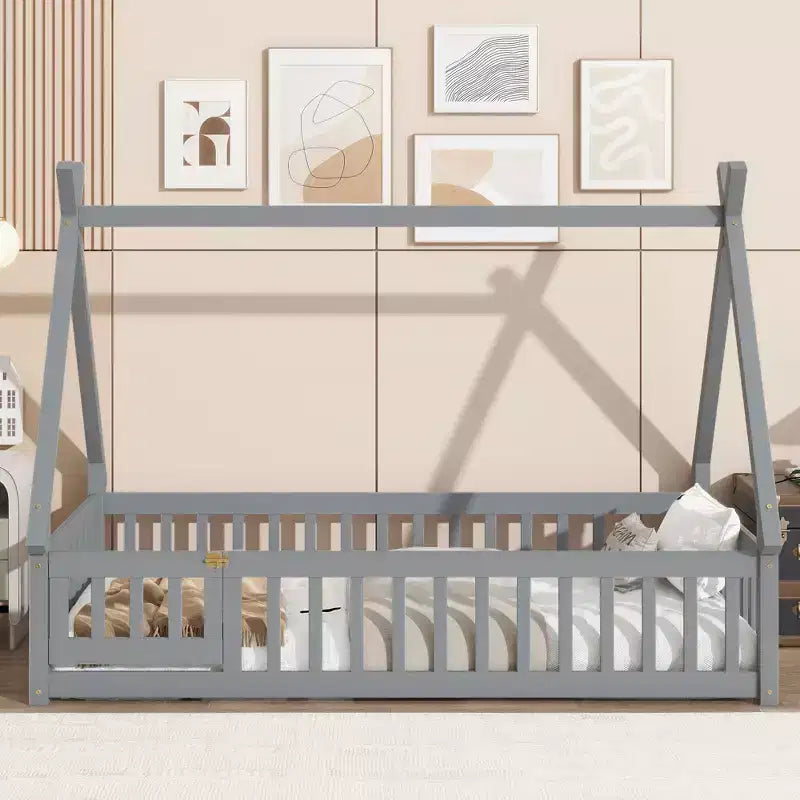Struttura letto a tenda, una piazza e mezza/matrimoniale, con sponde di protezione - ModernLuxe