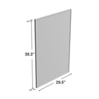 MAYEERTY Star 01 Divisorio in Acciaio Zincato Nero, 72x47x16, Paravento per Esterni Bifacciale da 6 Pezzi