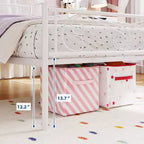 Struttura letto in metallo per letto singolo, Strutture letto con testiera, Struttura letto a piattaforma in metallo con pediera, Supporto a doghe in acciaio, Facile montaggio