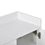GDFStudio Truda Credenza/Mobile Buffet Moderno da 120 cm con Ripiani Regolabili e Gambe in Metallo Dorato