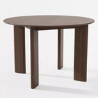 Tavolo da pranzo rotondo in legno MAYEERTY 45 per 4 persone, tavolo da cucina e sala da pranzo moderno in stile rustico