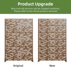 MAYEERTY Divisorio per stanza Godfrey Light B-Type Lamiera zincata marrone 72x47x16 pollici Set da 6 pezzi Set da 3 pezzi