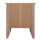 HomeStock Comodino in legno con cassetto singolo, finitura marrone, rettangolare, 61 cm A x 53 cm L, per soggiorno e camera da letto