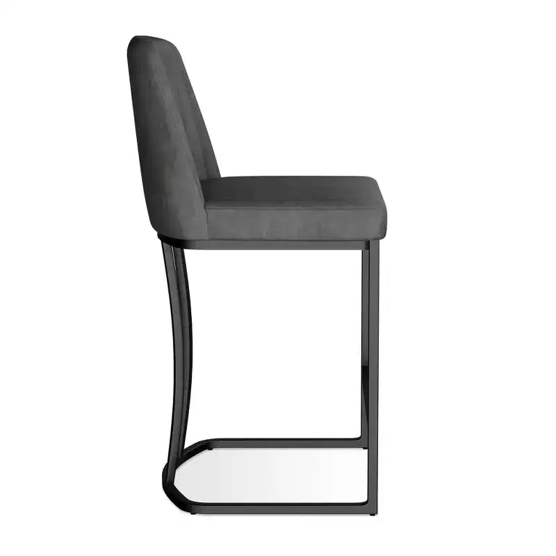 Dyonery 25,6 sgabelli da bar altezza bancone con schienale imbottito, rivestimento in similpelle