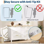 Cassettiera scanalata per camera da letto con 6 cassetti, cassettiera moderna, cassettiera in legno, organizer per vestiti per soggiorno, corridoio