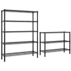 Scaffalatura in metallo Karl Home, larghezza 177 cm