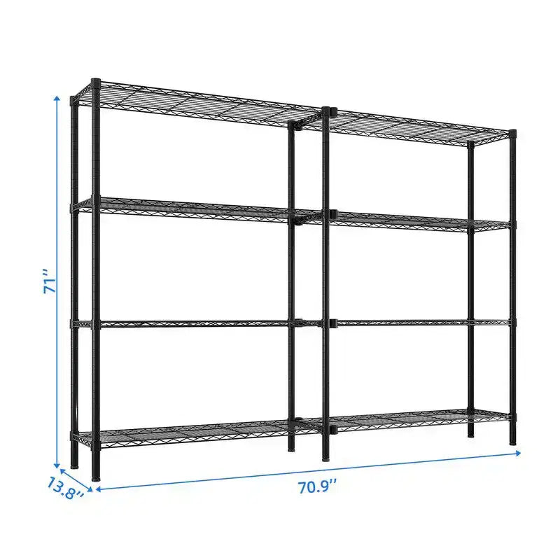 Scaffalatura in metallo Karl Home, larghezza 177 cm