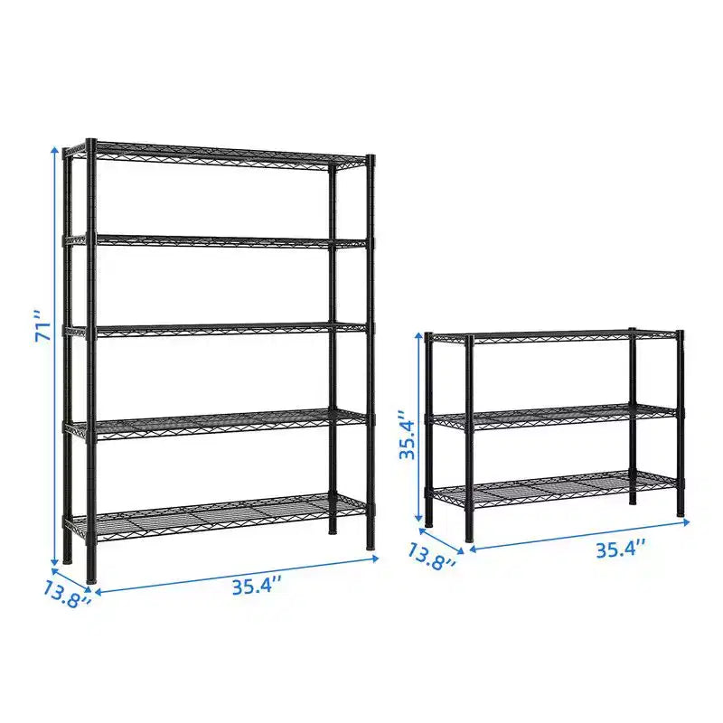 Scaffalatura in metallo Karl Home, larghezza 177 cm
