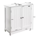 Mobile da bagno Karl Home bianco senza lavabo