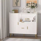 Buffet con cassetti (set da 2), credenza buffet da 40 con ripiani e ante
