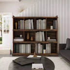 Libreria a 3 ripiani in legno espresso alta 119,9 cm AndMakers