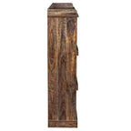 Libreria a 3 ripiani in legno espresso alta 119,9 cm AndMakers