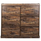 Libreria a 3 ripiani in legno espresso alta 119,9 cm AndMakers