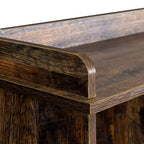 Libreria a 3 ripiani in legno espresso alta 119,9 cm AndMakers