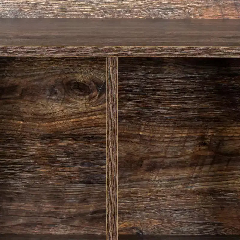 Libreria a 3 ripiani in legno espresso alta 119,9 cm AndMakers