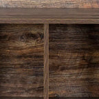 Libreria a 3 ripiani in legno espresso alta 119,9 cm AndMakers
