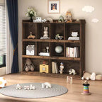Libreria a 3 ripiani in legno espresso alta 119,9 cm AndMakers