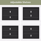 MAYEERTY Armadietto medicinali da bagno moderno ad arco 24 x 35,8 pollici, Specchio da parete con cornice in metallo e contenitore, Bianco