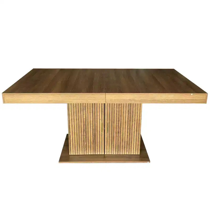 Tavolo da pranzo allungabile GDFStudio Elisa Farmhouse con base contenitore
