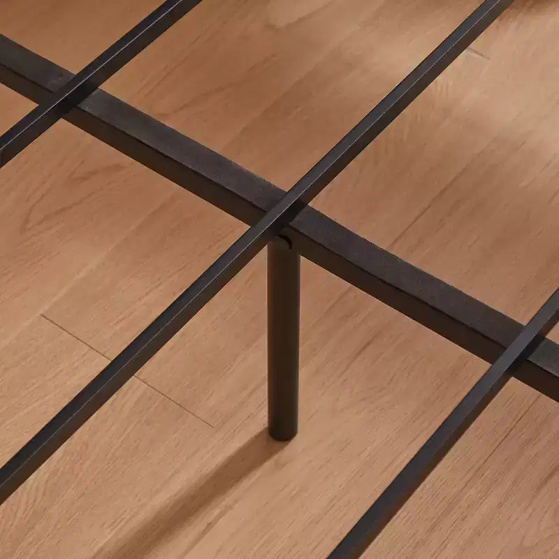 ModernLuxe Struttura Letto Matrimoniale/Una Piazza e Mezza XL con Testiera Contenitore, Stazione di Ricarica Integrata, Design Onde, Supporto Silenzioso