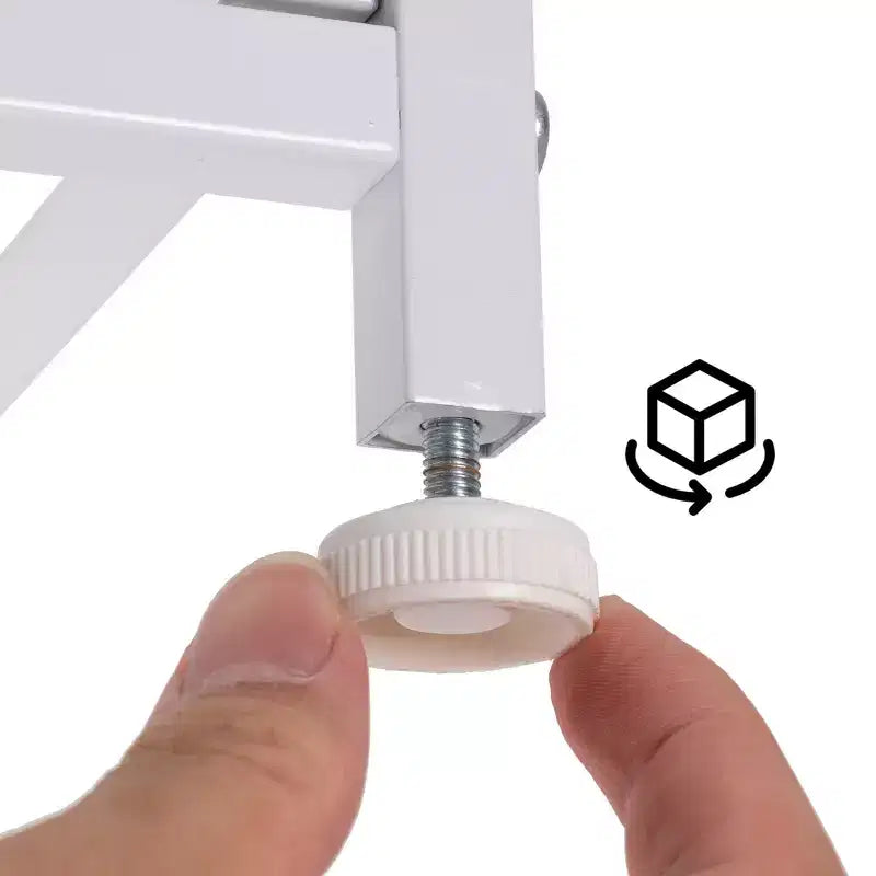 Crestlive Products Cassettiera Verticale a 7 Cassetti per Camera da Letto, Torre Portaoggetti con Robusto Telaio in Acciaio, Piano in Legno, Contenitori in Tessuto Facilmente Estraibili, Maniglie