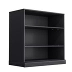 MAYEERTY Mobiletto Contenitore da Terra, Armadietto Decorativo in Legno per Casa, Ufficio, Piccoli Spazi, Nero, 31*31*16 pollici