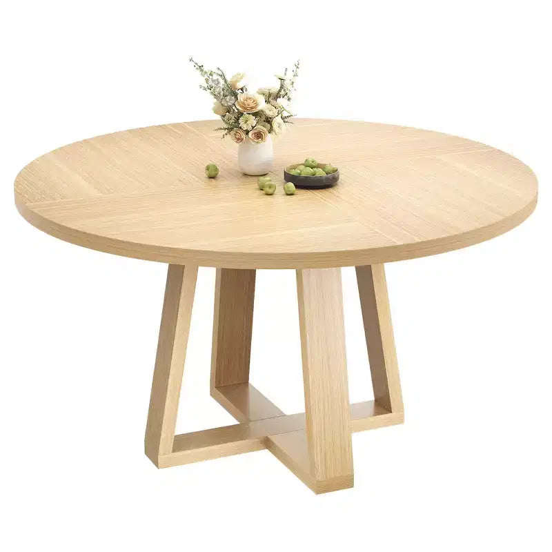 Tavolo da pranzo rotondo per 4 persone, tavolo da 120 cm per sala da pranzo, tavoli da cucina circolari per sala da pranzo, cucina, soggiorno (solo tavolo)