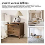 Giorgio Tavolino a 3 cassetti con prese integrate|HULALA HOME