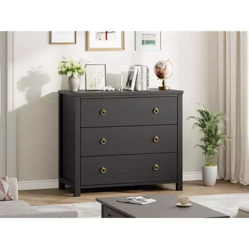 7-Drawer Dresser,Modern Wooden Storage Chest of Drawers,Dresser TV Stand,Wood Drawer Organizer with Handles for Bedroom,Living Room,Hallway,White
