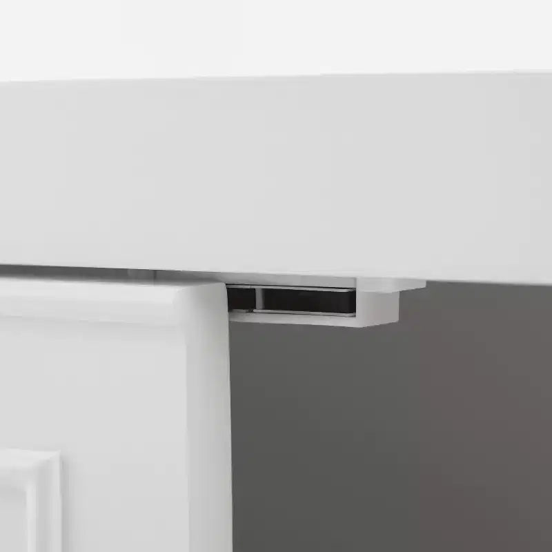 Mobiletto da bagno MAYEERTY, mobiletti da parete in legno per casa, piccoli spazi, bianco, 26*22*8in