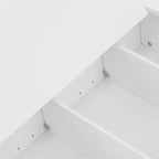 Mobiletto da bagno MAYEERTY, mobiletti da parete in legno per casa, piccoli spazi, bianco, 26*22*8in