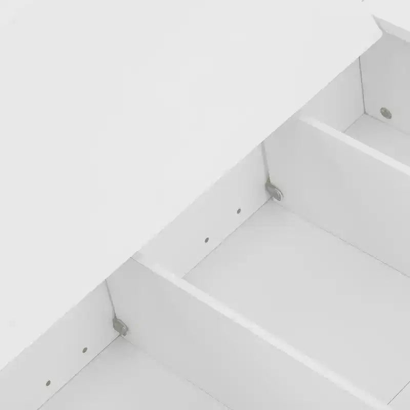 Mobiletto da bagno MAYEERTY, mobiletti da parete in legno per casa, piccoli spazi, bianco, 26*22*8in
