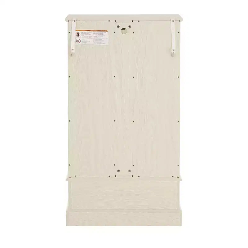 Vetrinetta in vetro illuminata con ripiani regolabili - Elegante vetrina a 2 ante e cassetto integrato, lampadina inclusa