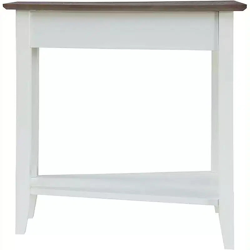 HomeStock Belmont - Tavolino rotondo con ripiano inferiore, elegante tavolino con gambe curve, tavolino d'appoggio per soggiorno