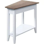 HomeStock Belmont - Tavolino rotondo con ripiano inferiore, elegante tavolino con gambe curve, tavolino d'appoggio per soggiorno