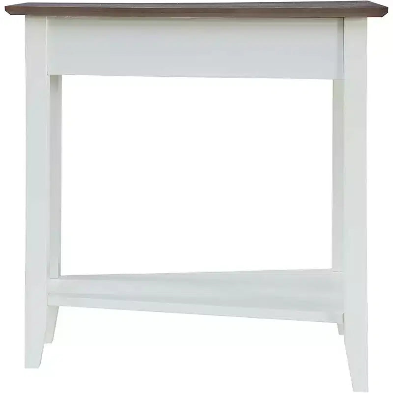 HomeStock Belmont - Tavolino rotondo con ripiano inferiore, elegante tavolino con gambe curve, tavolino d'appoggio per soggiorno