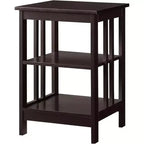 HomeStock Belmont Tavolino da Divano con Superficie Spaziosa e Ripiani Multipli, Tavolino Funzionale per Libri, Decorazioni e Uso Quotidiano