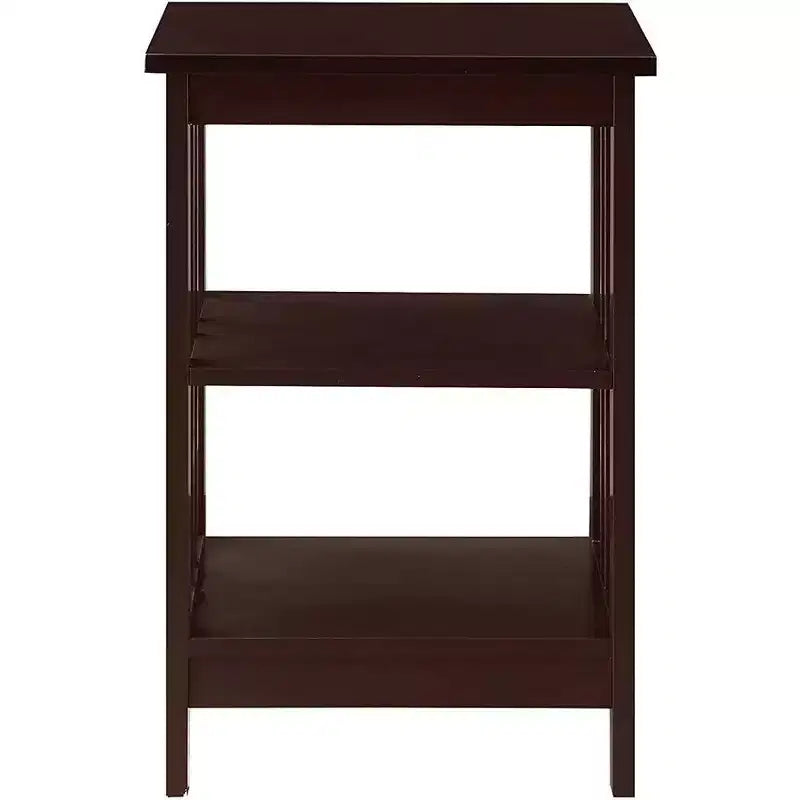 HomeStock Belmont Tavolino da Divano con Superficie Spaziosa e Ripiani Multipli, Tavolino Funzionale per Libri, Decorazioni e Uso Quotidiano