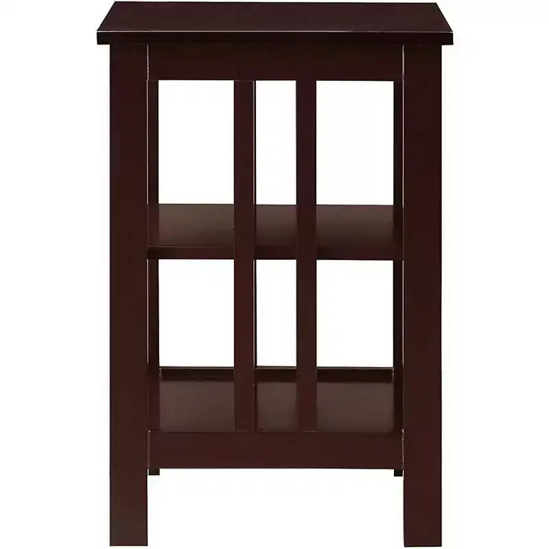 HomeStock Belmont Tavolino da Divano con Superficie Spaziosa e Ripiani Multipli, Tavolino Funzionale per Libri, Decorazioni e Uso Quotidiano