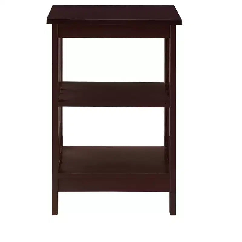 HomeStock Belmont Tavolino da Divano con Superficie Spaziosa e Ripiani Multipli, Tavolino Funzionale per Libri, Decorazioni e Uso Quotidiano