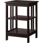 HomeStock Belmont Tavolino da Divano con Superficie Spaziosa e Ripiani Multipli, Tavolino Funzionale per Libri, Decorazioni e Uso Quotidiano
