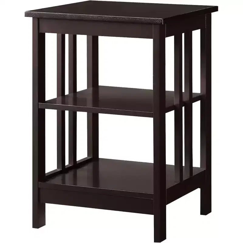 HomeStock Belmont Tavolino da Divano con Superficie Spaziosa e Ripiani Multipli, Tavolino Funzionale per Libri, Decorazioni e Uso Quotidiano