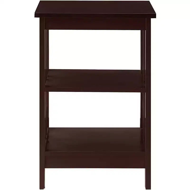 HomeStock Belmont Tavolino da Divano con Superficie Spaziosa e Ripiani Multipli, Tavolino Funzionale per Libri, Decorazioni e Uso Quotidiano